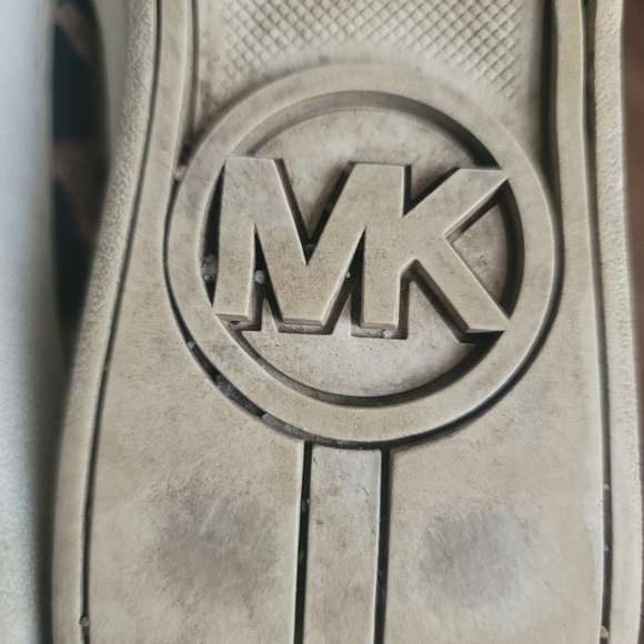 Michael Kors Slip On Leopard Print Calf Hair Sneakers Flats Size 7M - Picture 16 of 16